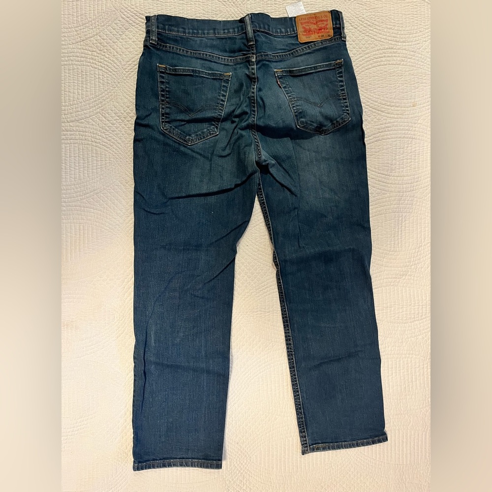 Levis 541 Blue, 33”W, 30”L, Like new